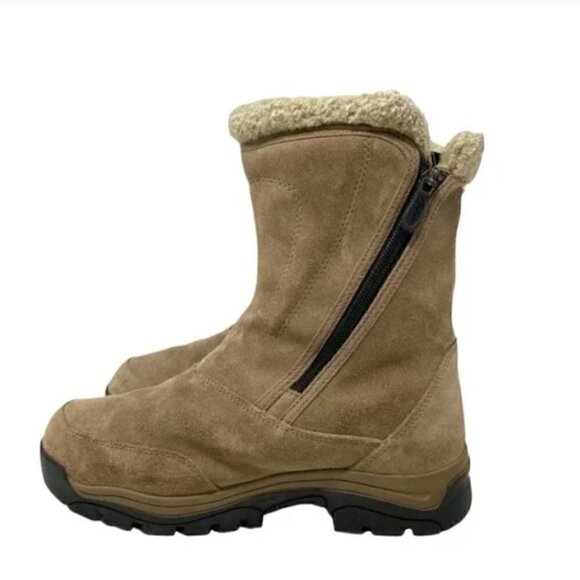 Sorel Waterfall Brown Suede Thinsulate Insulated Boots - Size 8 - Picture 4 of 13